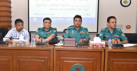 বাজার সিন্ডিকেটসহ যে কোনো অপতৎপরতা বন্ধে পুলিশ তৎপর রয়েছে: ডিএমপি কমিশনার