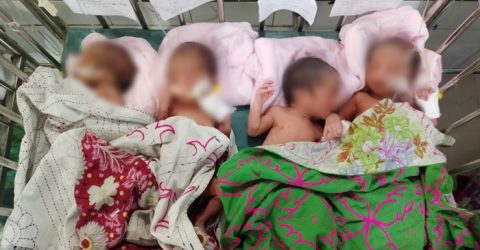 একসঙ্গে ৪ সন্তান জন্ম দিলেন গৃহবধূ