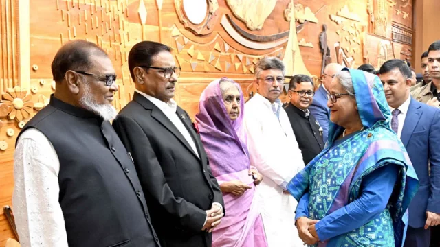 বেলজিয়াম সফর শেষে দেশে ফিরেছেন প্রধানমন্ত্রী