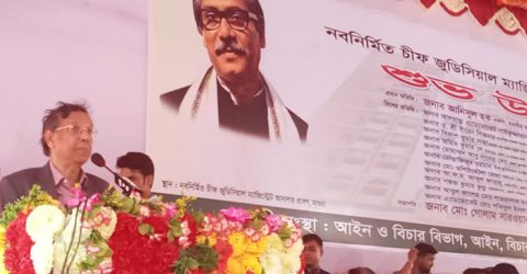 সংবিধান অনুযায়ী জাতীয় সংসদ নির্বাচন অনুষ্ঠিত হবে: আইনমন্ত্রী