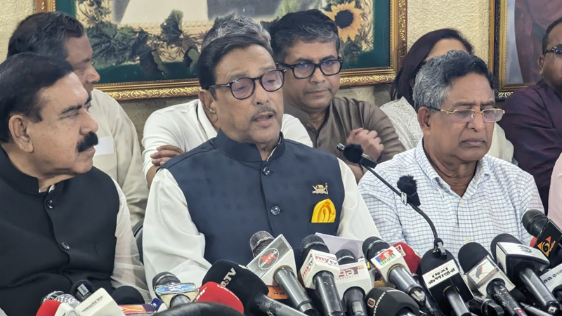নির্বাচনকে ভণ্ডুল করতে আবার সন্ত্রাসী কর্মকাণ্ডকে বেছে নিয়েছে বিএনপি: ওবায়দুল কাদের