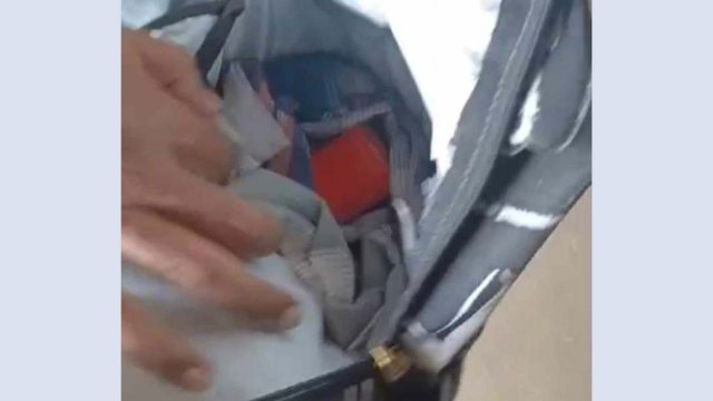 মাদারীপুরে স্কুলব্যাগ ভর্তি ককটেলসহ যুবক আটক
