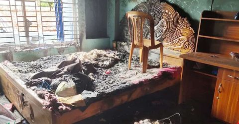 ধামরাইয়ে গ্যাস সিলিন্ডার বিস্ফোরণ, একই পরিবারের দগ্ধ ৪