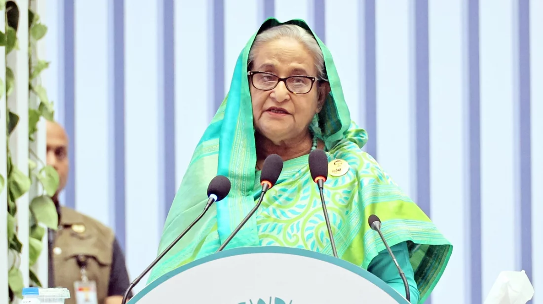 যুদ্ধে নয়, জলবায়ু পরিবর্তনে অর্থ ব্যয়ের আহ্বান প্রধানমন্ত্রীর