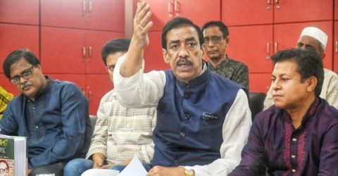 ম্যুরাল ভাঙা নিয়ে বিএনপি নেতাদের অভিযোগ, যা বললেন শামীম ওসমান