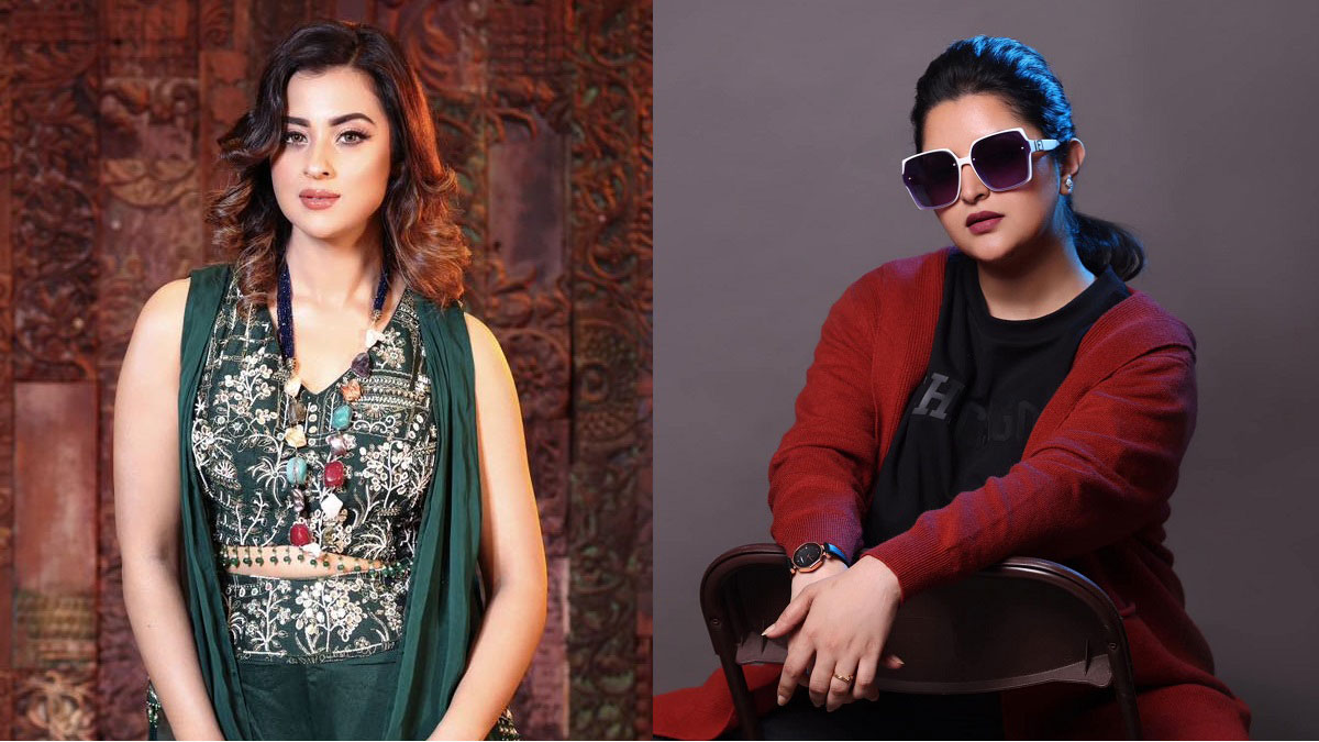 বোনকে সামলান, সামনে পড়লে থাপড়াবো- বুবলীকে পরীমণি