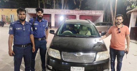 চেয়ারম্যান প্রার্থীকে অপহরণ কাজে ব্যবহৃত আরও একটি গাড়ি উদ্ধার