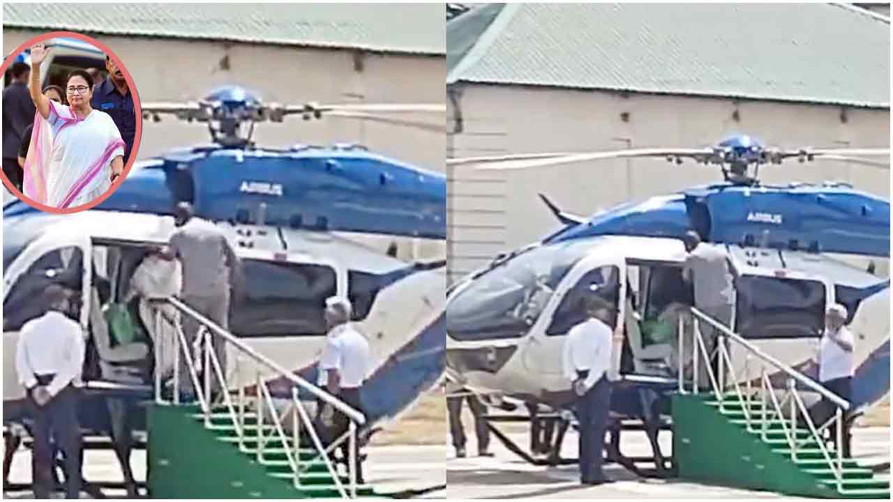 উড়োজাহাজে বসতে গিয়ে পড়ে গেলেন মমতা!