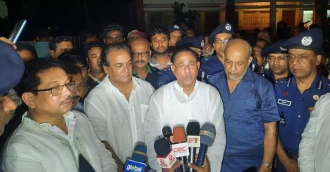 ২ ভাইকে পিটিয়ে হত্যার ঘটনায় মধুখালী পরিদর্শনে দুই মন্ত্রী
