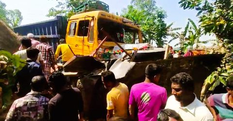 পঞ্চগড়ে ট্রাক-ট্রাক্টরের সংঘর্ষে নারীসহ নিহত ২