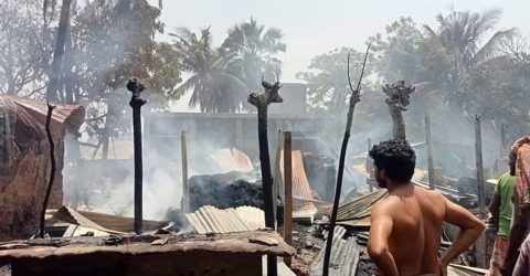 আগুনে সব শেষ, এক বেলার খাবারও নেই