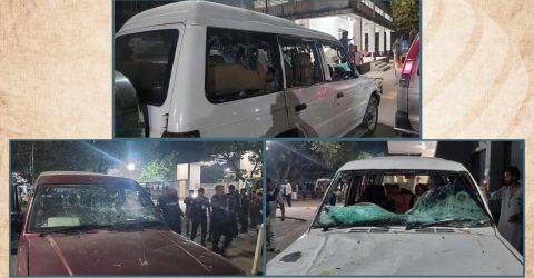 ভোটের ফলাফলকে কেন্দ্র করে সরকারি গাড়ি ভাঙচুর, উপসচিবসহ আহত ৬