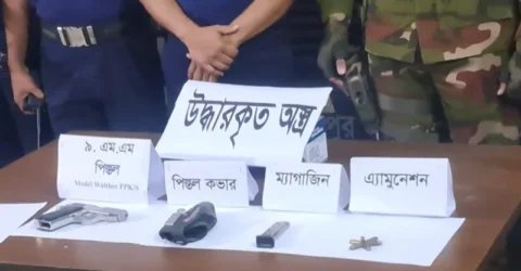 জনতার পিটুনিতে নিহত সেলিম খানের সেই অস্ত্র উদ্ধার