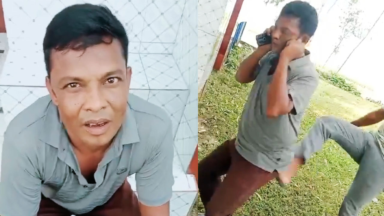 গাইবান্ধায় তাঁতী লীগ নেতাকে কান ধরিয়ে ওঠবস, ভিডিও ভাইরাল