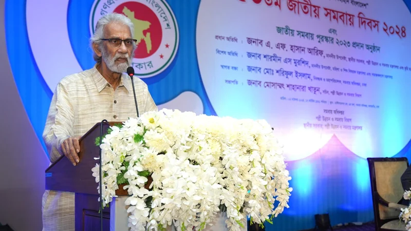 বিভাজন নয়, একতাই সমবায় আন্দোলনের মূল চালিকাশক্তি: উপদেষ্টা