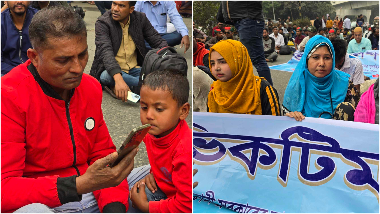 চাকরি ফিরে পেতে সচিবালয়ের দিকে যাচ্ছেন চাকরিচ্যুত পুলিশ সদস্যরা