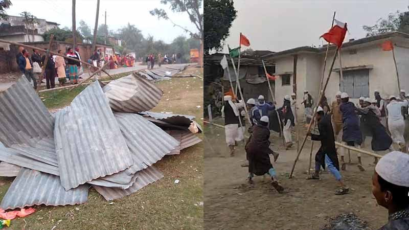 মেয়েদের ফুটবল ম্যাচে বাধা, সরকারের নিন্দা