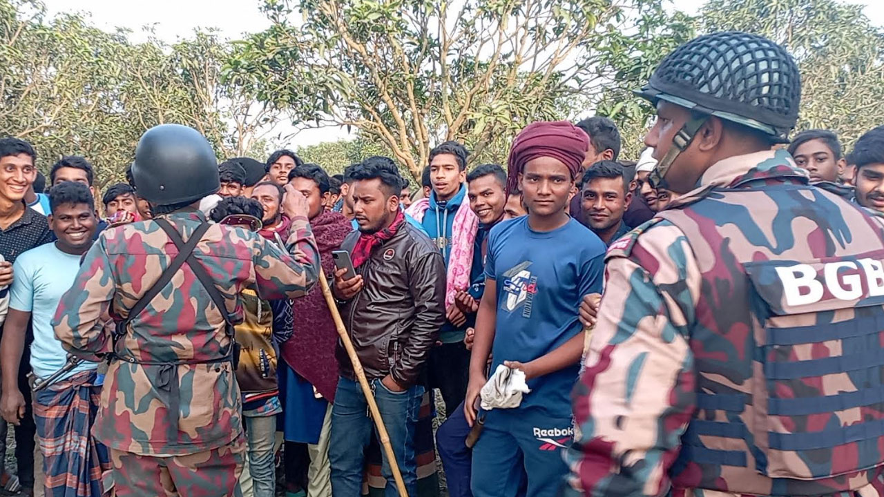 চাঁপাইনবাবগঞ্জ সীমান্ত স্বাভাবিক, চলছে বিজিবির নিয়মিত টহল
