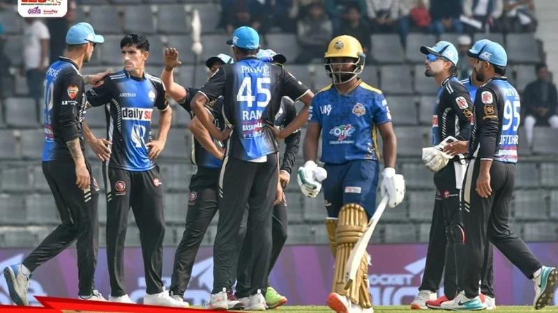 টানা ৫ম জয়ের লক্ষ্যে ঢাকাকে অল্পতেই বেঁধে ফেলল রংপুর