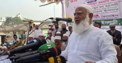 আজহারকে মুক্তি না দিলে আমাকেও কারাগারে পাঠান: জামায়াত আমির