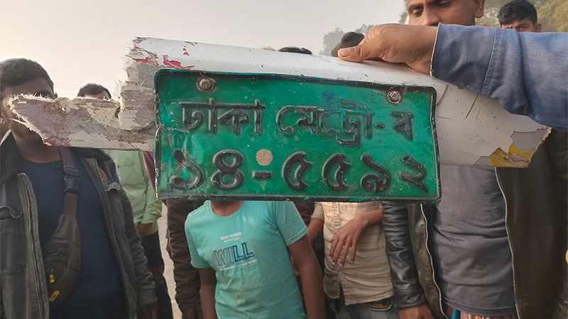 ধামইরহাটে পিকনিক বাসের সঙ্গে মোটরসাইকেলের সংঘর্ষে ব্যবসায়ী নিহত
