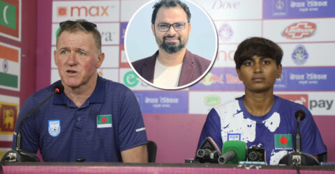 কোচ নয়, সাবিনাদের প্রাধান্য দেওয়ার দাবি আমিনুলের