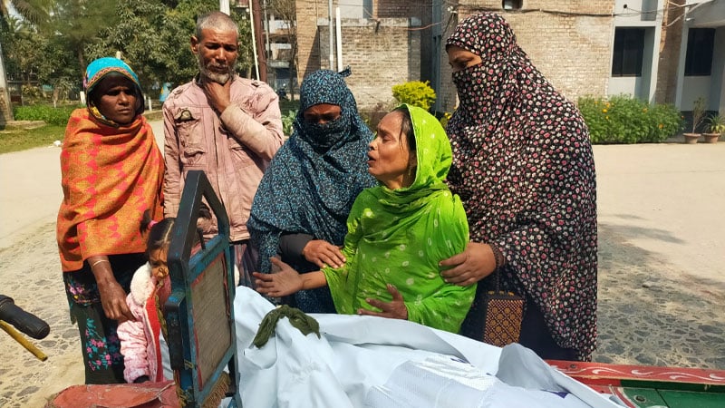 কুমারখালীতে স্বামীর বিরুদ্ধে স্ত্রীকে পিটিয়ে হত্যার অভিযোগ