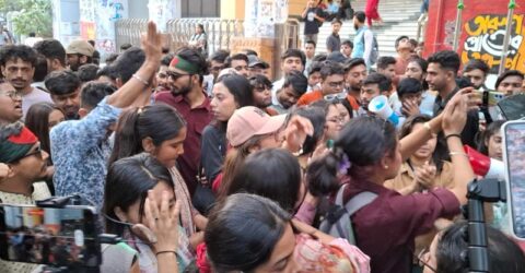 নতুন ছাত্র সংগঠনের আত্মপ্রকাশ অনুষ্ঠানে বাধা, হট্টগোল