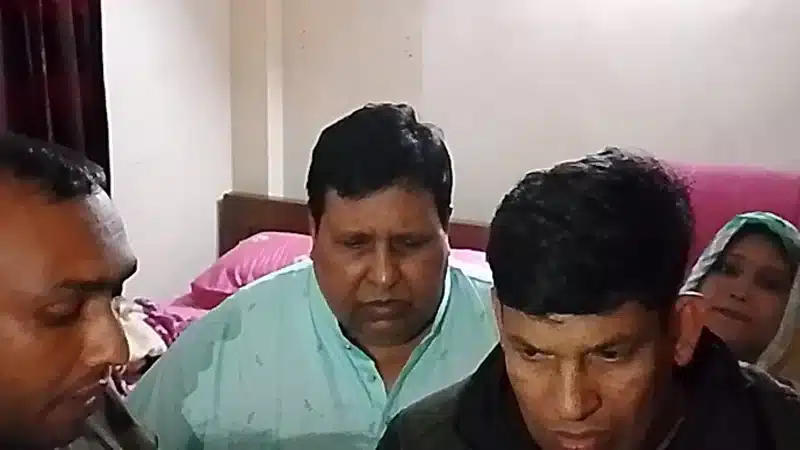 গাজীপুরে গ্রেপ্তার সিরাজগঞ্জ-৬ আসনের সাবেক এমপি চয়ন