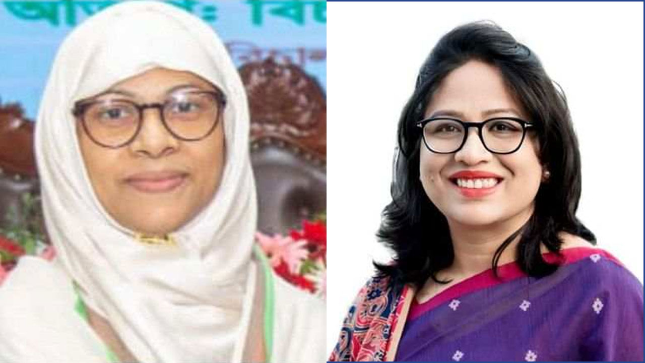 মহিলা জজ অ্যাসোসিয়েশনের সভাপতি হোসনে আরা, মহাসচিব ফারজানা ইয়াসমিন