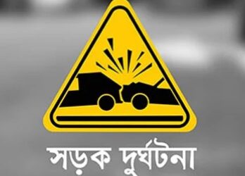 গৌরনদীতে বাসের ধাক্কায় ভ্যান উল্টে পৌর কর্মচারী ও ভ্যানচালক নিহত