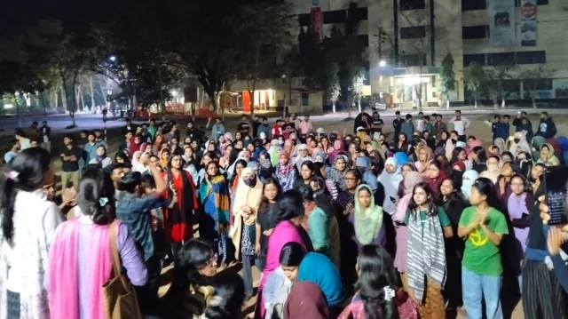 ধর্ষকের শাস্তির দাবিতে উত্তাল শাবিপ্রবি