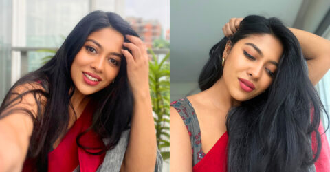 শাড়িতে মুগ্ধতা ছড়াচ্ছেন জেফার