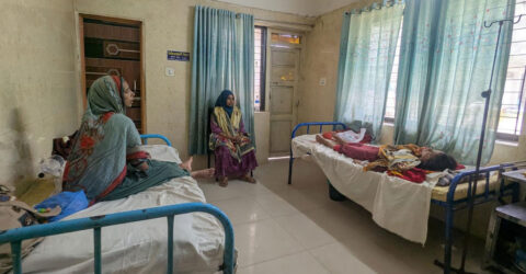 স্বামী-মেয়েকে হারিয়ে বিপর্যস্ত শহীদের স্ত্রী, ভর্তি হাসপাতালে