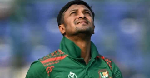 আবারও সাকিব আল হাসানকে জরিমানা