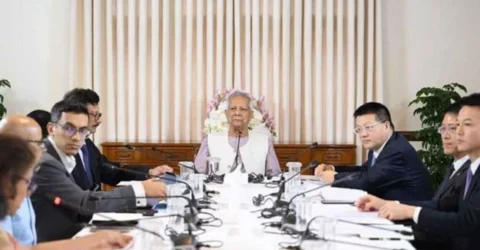 চীনের সঙ্গে দ্বিপাক্ষিক পরিকল্পনা এগিয়ে নেওয়া এখন সর্বোচ্চ অগ্রাধিকার: প্রধান উপদেষ্টা