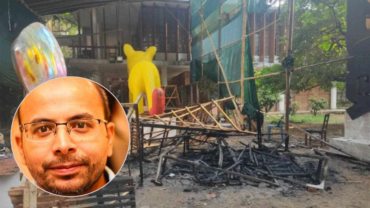 চারুকলার ঘটনাটিকে ‘পরিকল্পিত নাশকতা’ বলছেন ফাইজ তাইয়েব