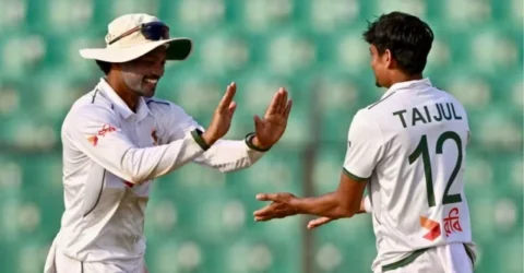 প্রথম বলেই তাইজুলের আঘাত, ২২৭ রানে অলআউট জিম্বাবুয়ে