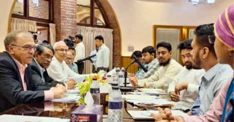 ঐকমত্য কমিশনের সঙ্গে এনসিপির বৈঠক শুরু