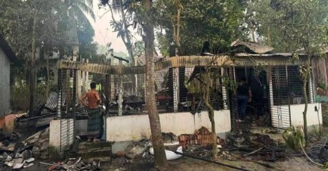মানিকগঞ্জে চিত্রশিল্পীর বাড়িতে আগুন, গুরুত্ব দিয়ে তদন্ত করছে প্রশাসন