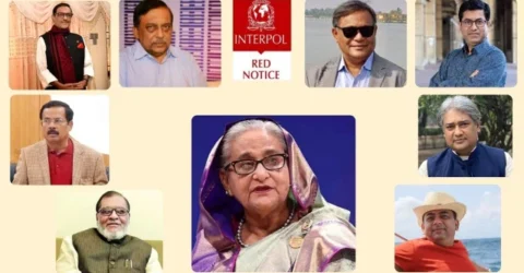 শেখ হাসিনাসহ ১২ জনের নামে রেড নোটিশ জারির আবেদন