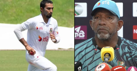তানজিম সাকিবের প্রশংসা করে যা বললেন সিমন্স