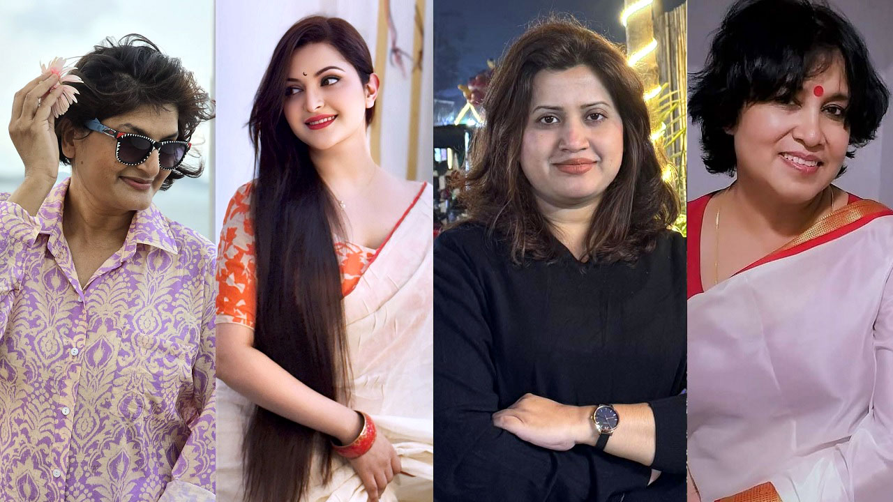 পরীমণির পাশে দাঁড়ালেন ন্যান্সি, মুন্নি সাহা, তসলিমা নাসরিন