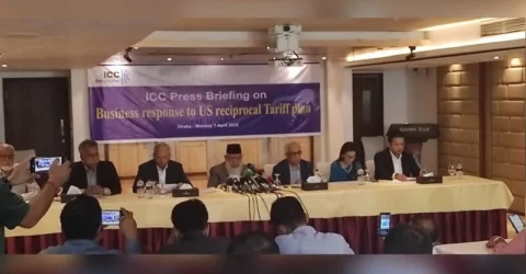 ট্রাম্পের পাল্টা শুল্ক নিয়ে ব্যবসায়ীরা চিন্তিত: আইসিসিবি সভাপতি