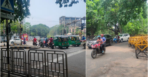 ব্যারিকেড সরলেও রয়েছে পুলিশ, কাকরাইল ফিরেছে পুরোনো রূপে