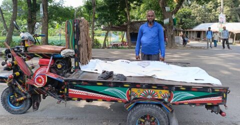 মধুখালীতে সড়ক দুর্ঘটনায় অজ্ঞাত যুবকের মৃত্যু