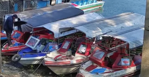 কাপ্তাই হ্রদে ৪ দিন পর স্পিডবোট চলাচল শুরু