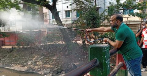 ৫০০ কর্মী নিয়ে মশা নিয়ন্ত্রণ-পরিচ্ছন্নতা অভিযান করলো দক্ষিণ সিটি