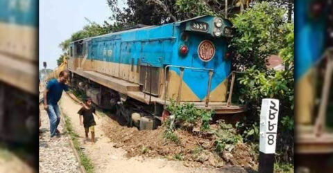 শ্রীমঙ্গলে অয়েল ট্যাংকার ট্রেন লাইনচ্যুত