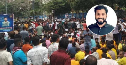 ইশরাককে মেয়র পদে বসানোর দাবিতে দ্বিতীয় দিনের মতো সড়কে অবস্থান